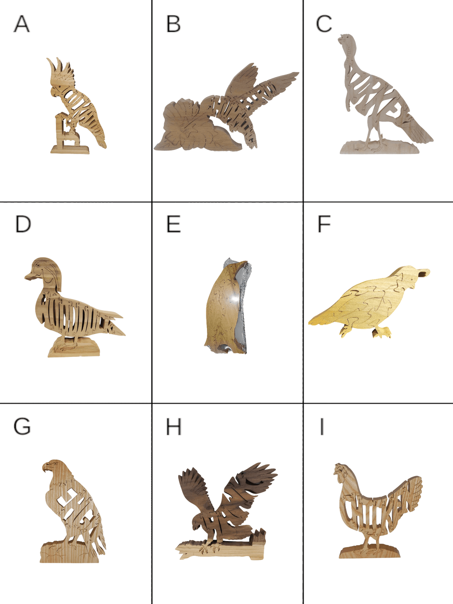 Birds Puzzles – Seal Woodworks