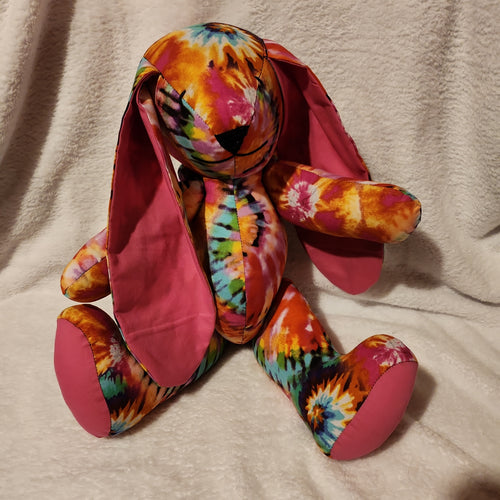 Tie Dye Plush Bunny