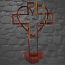 Load image into Gallery viewer, Cross Heart Stand