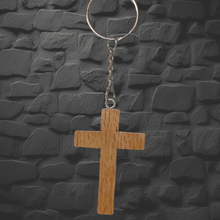Load image into Gallery viewer, Cross Keychain