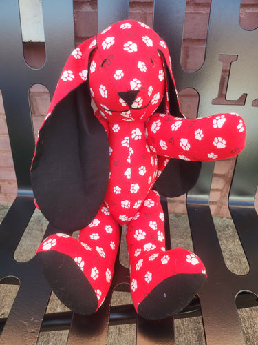 Paw print 2 Plush Bunnies