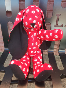 Paw print 2 Plush Bunnies