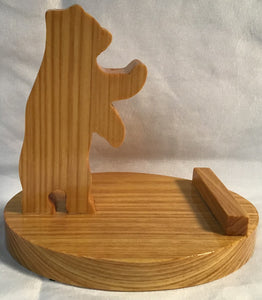 Standing Bear Cell Phone Stand