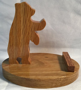 Standing Bear Cell Phone Stand