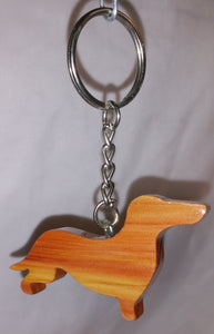 Daschund Keychain