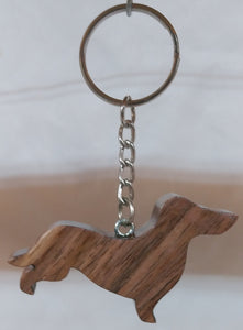 Daschund Keychain