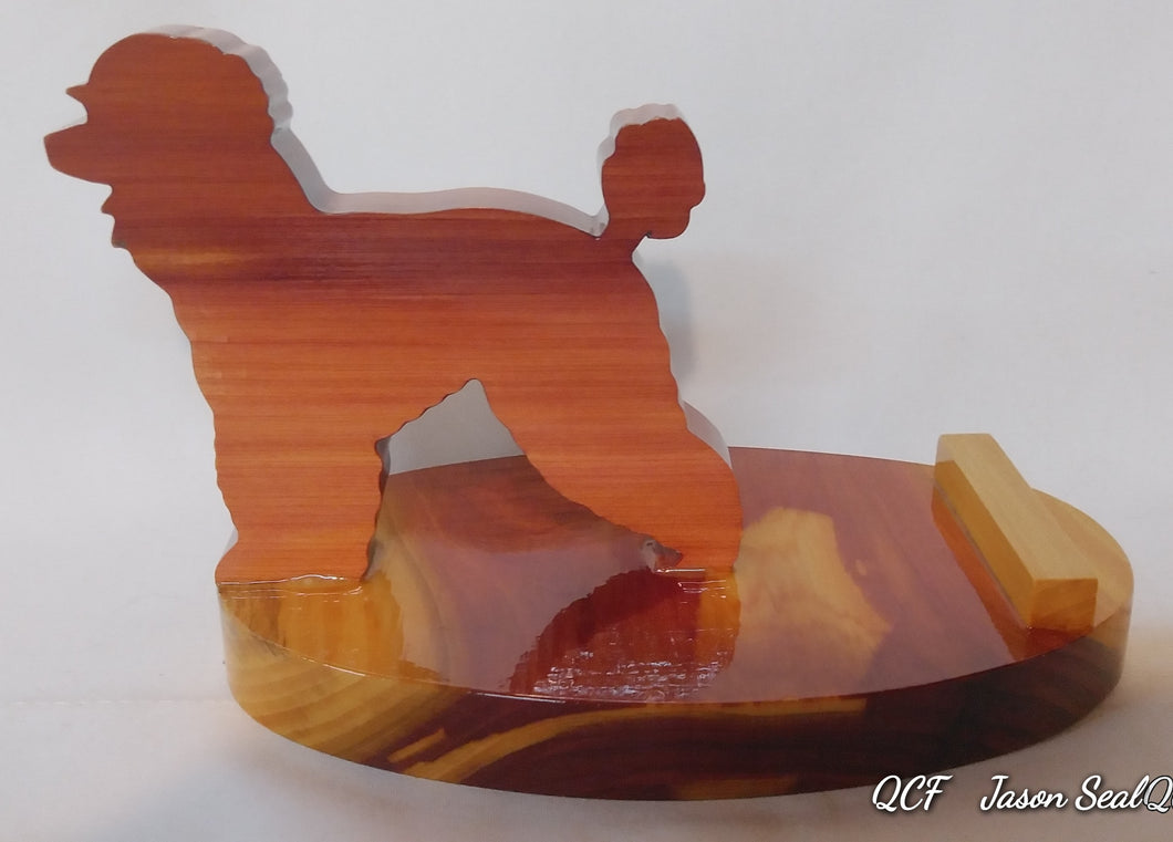 Poodle Cell Phone Stand