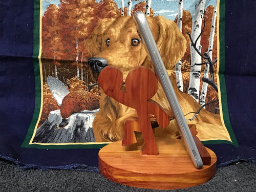 Basketball Player Cell Phone Stand - Seal Woodworks 