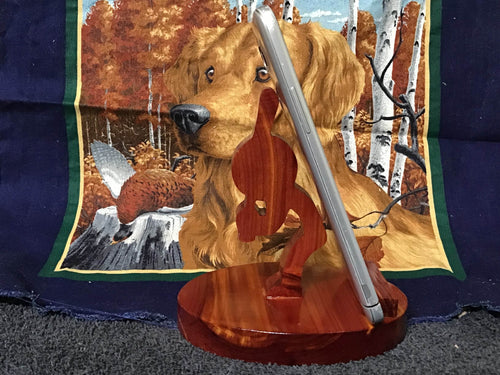 Baseball Player Cell Phone Stand - Seal Woodworks 