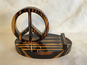 Peace Sign Cell Phone Stand