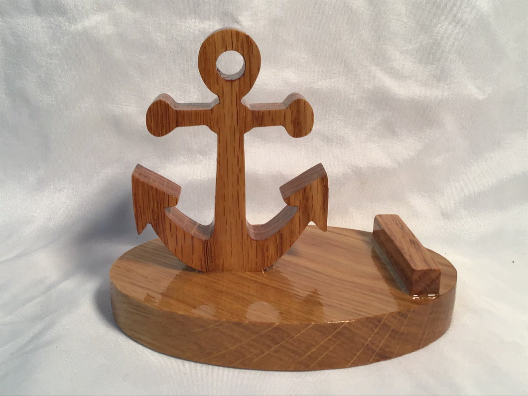 Anchor Cell Phone Stand - Seal Woodworks 