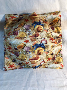 Sea shell plate cozies