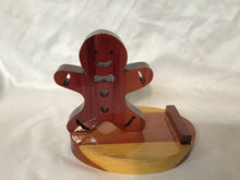 Load image into Gallery viewer, Gingerbread Man Cell Phone Stand