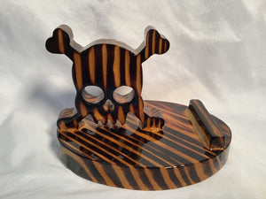 Skull/Crossbones Cell Phone Stand