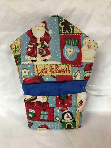 Christmas theme 2 Finger Lid Pot Holders