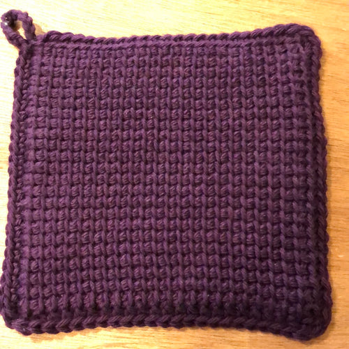Purple Potholder