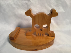 Skull/Crossbones Cell Phone Stand